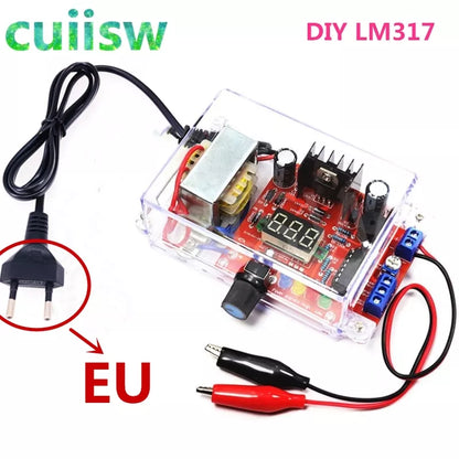 DIY Kit LM317 Adjustable Regulated Voltage 110V 220V to 1.25V-12.5V Step-down Power Supply Module PCB Board Electronic kits