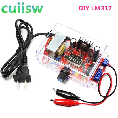 DIY Kit LM317 Adjustable Regulated Voltage 110V 220V to 1.25V-12.5V Step-down Power Supply Module PCB Board Electronic kits