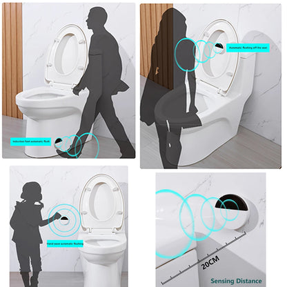 Toilet Automatic Flushing Sensor Infrared Smart Wireless Flush Valve Household Defecation Sensor Flusher Bathroom Accessories