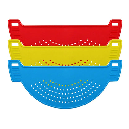 Silicone Pan Pot Strainer Pot Strainer Pan Drainer Pasta Spaghetti Practical Draining Tool For Home Kitchen Easy Draining