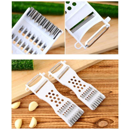 Gadgets de cuisine multifonctions pour la maison, éplucheur de fruits et légumes, coupe-Julienne, outil éplucheur de carottes et de concombres, roulant