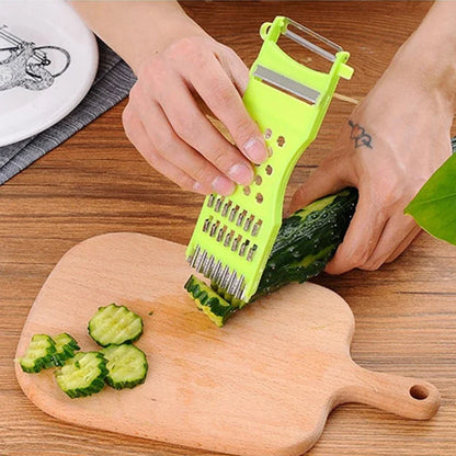 Gadgets de cuisine multifonctions pour la maison, éplucheur de fruits et légumes, coupe-Julienne, outil éplucheur de carottes et de concombres, roulant