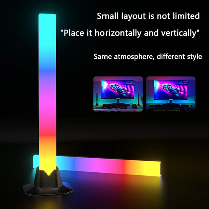 Ambience LED RGB light bar voice atmosphere light TV Wall Computer Game Pickup Lamp Gaming Game Smart light desktop decoration