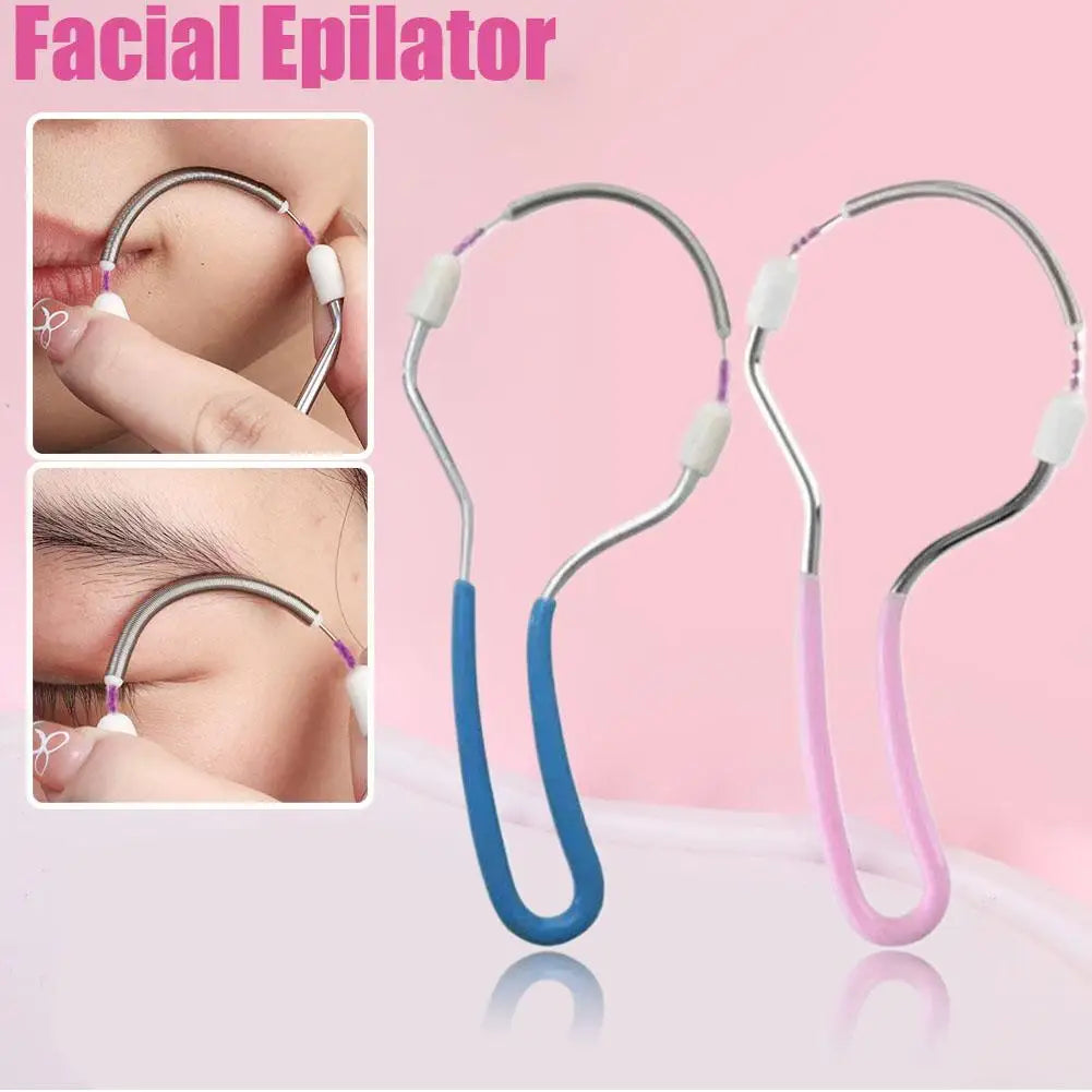 Safe Handheld Spring Roller Women Facial Hair Removal Epilator Beauty Epilator Roller Face Care Massager Makeup Tools