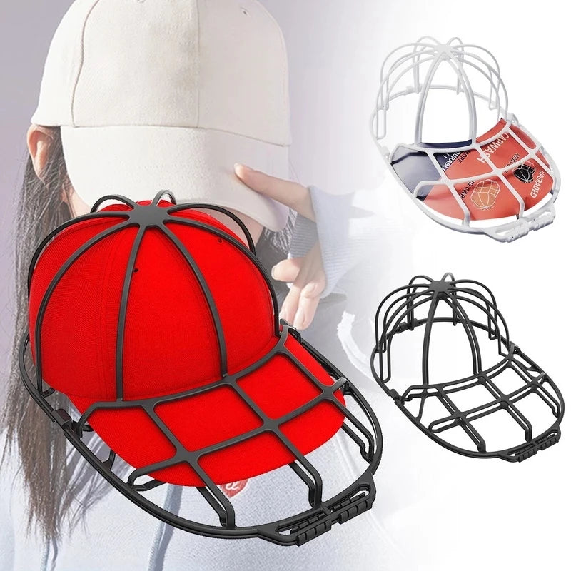 Multifunctional Baseball Cap Washer Fit for Adult/Kid's Hat Washer Frame/Washing Cage Double-deck Hat Cleaners Shaper Protector