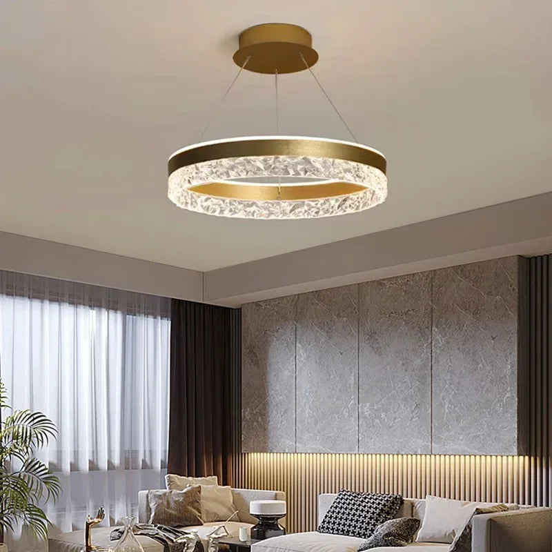 Lustres Led modernes pour la décoration intérieure plafonniers salon salle à manger chambre cuisine lustre LED Suspension Luminaire