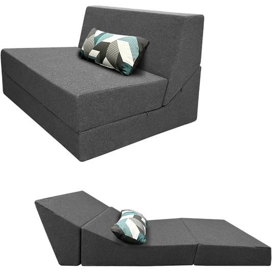 Living Room Sofa Folding Memory Sponge with 2 Pillows Sofa Convertible Mattress Washable Bedspread Living Room Decor