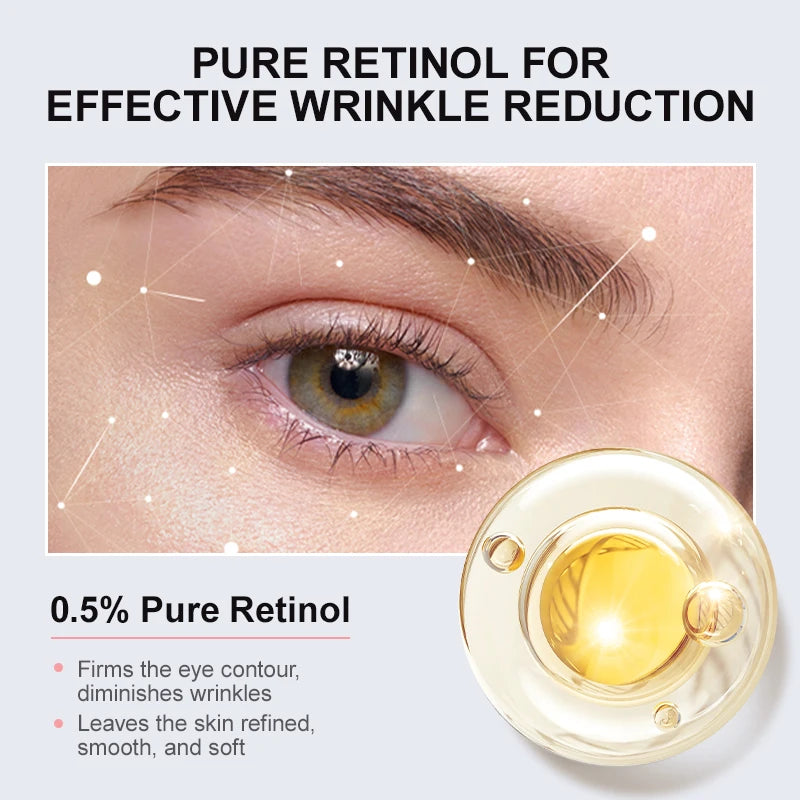 Retinol Eye Cream Dark Circles Remove Eye Bags Vitamin C Whitening Moisturizing Cream Wrinkle Removal Eye Stick Skin Care Beauty