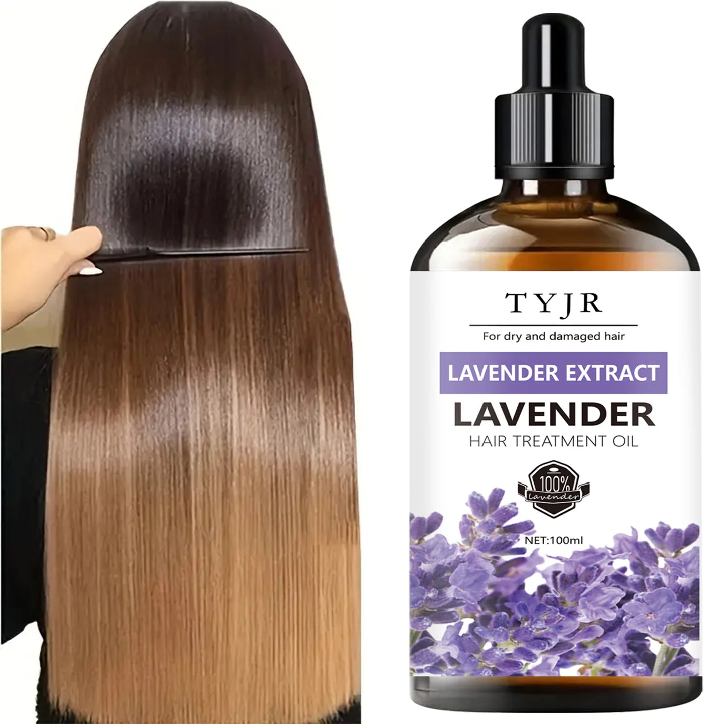 Lavender essential oil for skin care, massage, shower, diffuser relaxing essential oil for face, body, nails, hair, eyelashes