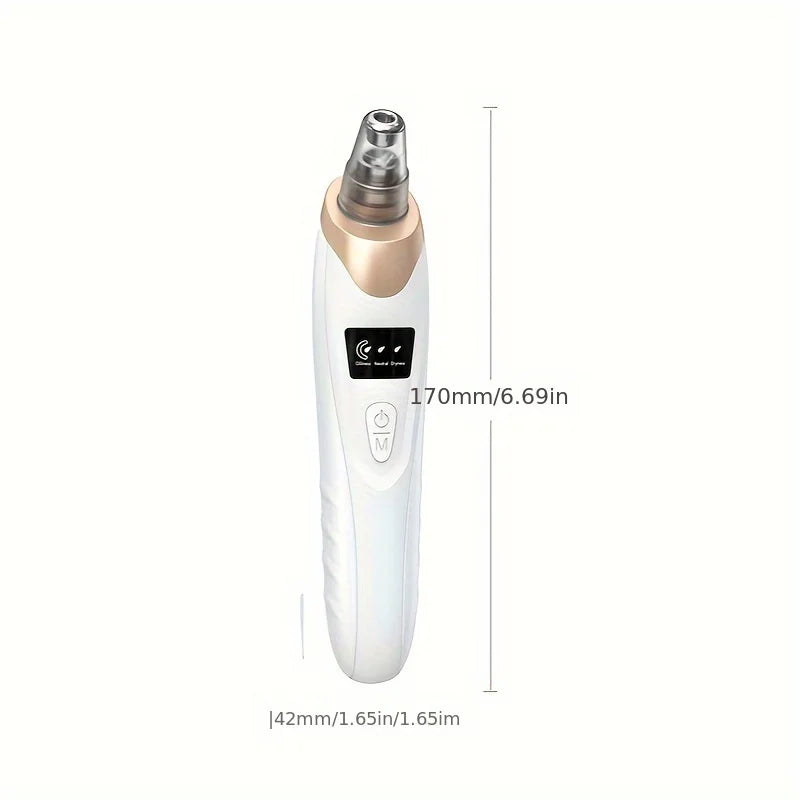 Blackhead Remover Pore Vacuum - 5 Suction - USB Rejected Facial Pore Cleaner Kit For Adult Acne Extractor Tool