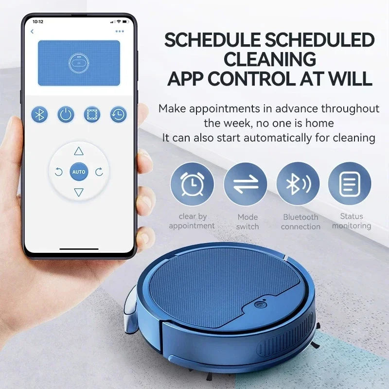 2024 New APP remote Control Super Quiet BowAI 3 In 1 Smart Sweeping Robot Home Mini Sweeper Sweeping and Vacuuming For Home Use