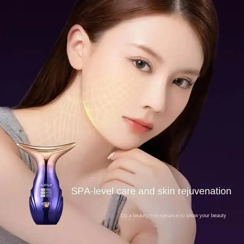 Woman RF Facial Lifting EMS Face Massager Anti Wrinkle Skin Microcurrent Neck Beauty Instrument Facial Lifting Machine Tighten