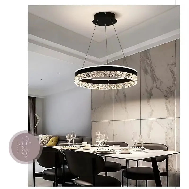 Arañas Led modernas para decoración del hogar, luces de techo para sala de estar, comedor, dormitorio, cocina, luminaria de suspensión LED