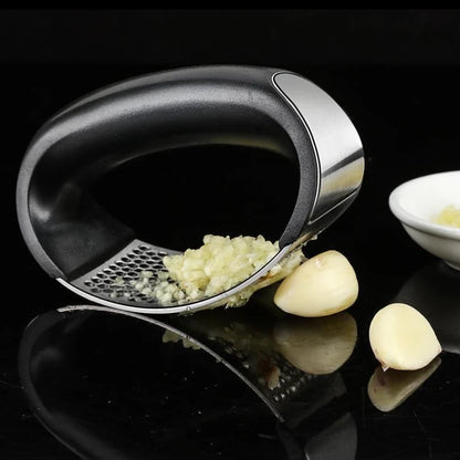 Prensa trituradora de ajo de acero inoxidable, picadora Manual de ajo, herramienta para picar ajo, herramientas para frutas y verduras, accesorios de cocina