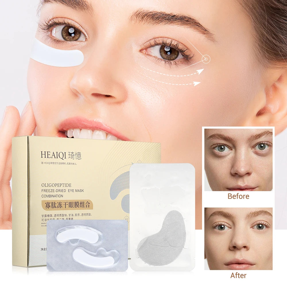 10 Pairs Micro-needle Eye Patches Anti-Puffiness Under Eye Gel Pads Remove Dark Circle Moisturizing Whitening Skin Care Products