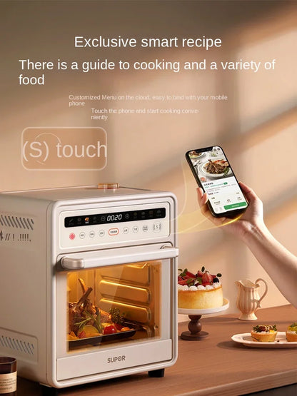 Supor Air Frying Electric Oven Large Capacity Household Small Multi-functional Cake Bread Baking Machine Household Oven