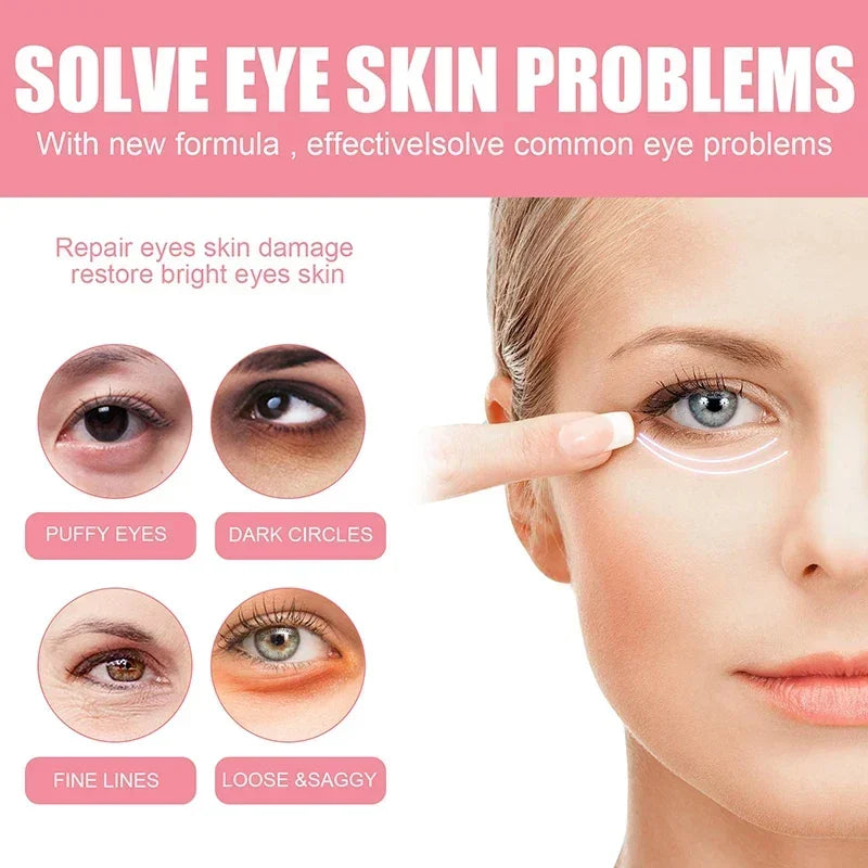 Women Extra Renewing Rosehip Eye Cream For Face Lifting Moisturizing Balm Stick Anti-Puffiness Remove Dark Circle Eye Care 2024