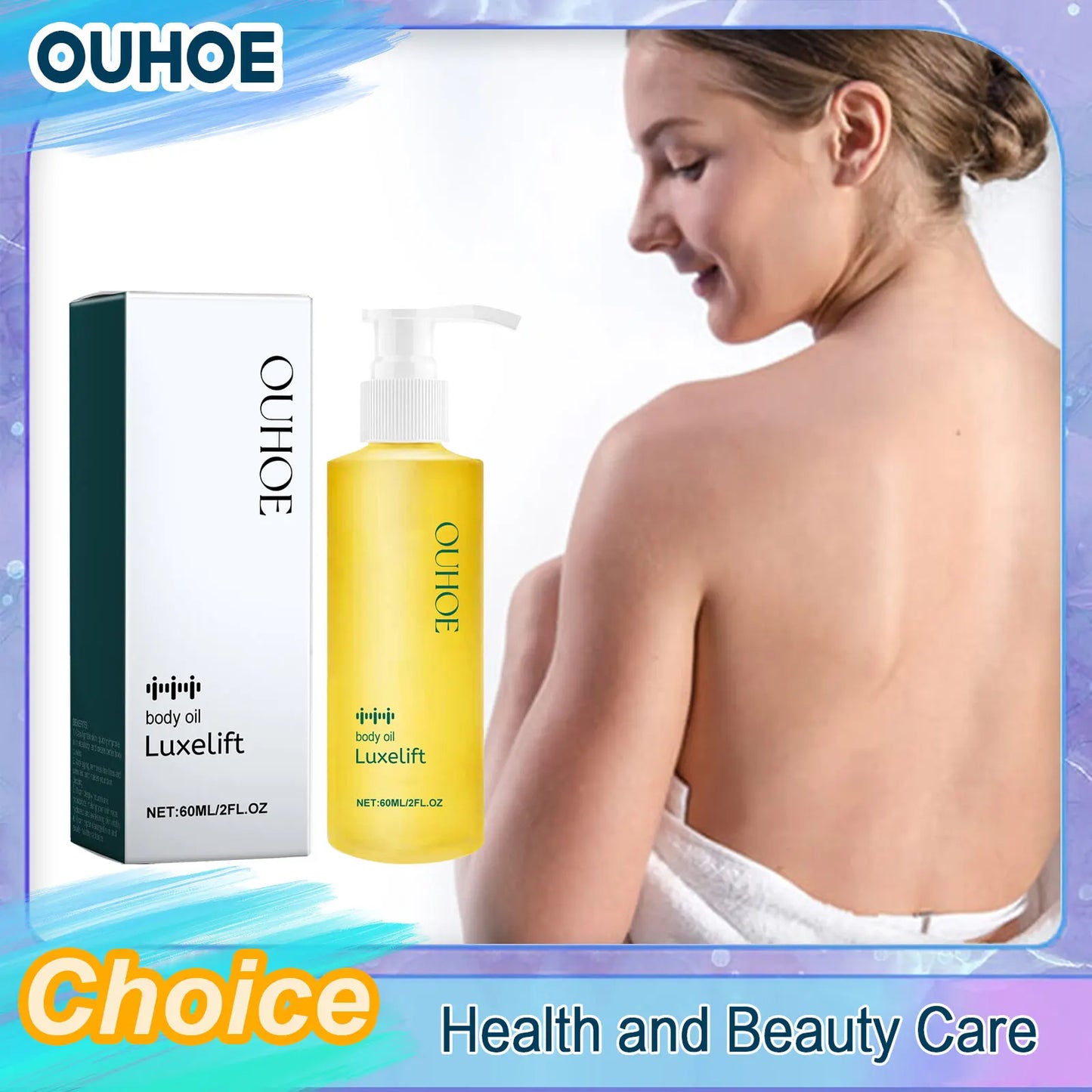 Lifting Body Oil Anti-Cellulite Tightening Firming Stomach Thigh Arm Prevent Sagging Nourishing Hydrating Massage Essential Oil