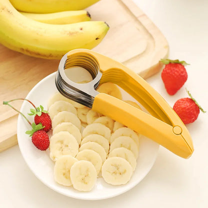 Trancheur de banane manuel, Gadgets de cuisine, hachoir à saucisses, coupe-fruits, légumes, concombre, coupe-salade, outil de cuisine, Gadget domestique, 1 pièce