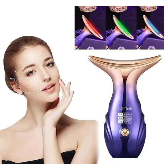 Woman RF Facial Lifting EMS Face Massager Anti Wrinkle Skin Microcurrent Neck Beauty Instrument Facial Lifting Machine Tighten