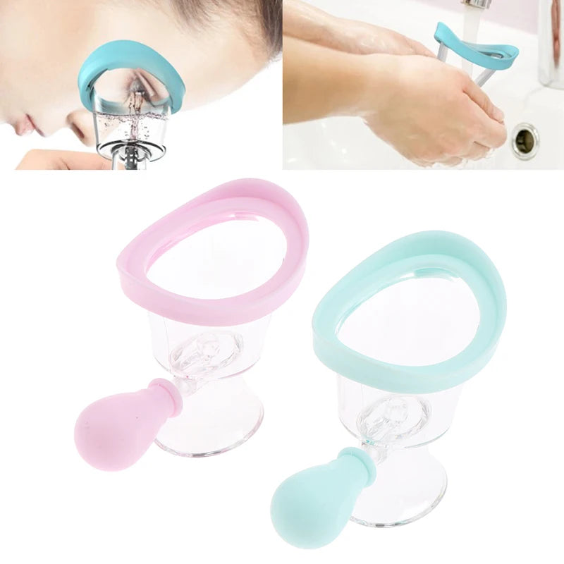 Soft Silicone Eye Wash Cups Eyes Cleaner Flushing Rinse Cups Resuable Bath Eyewash Cups For Students New