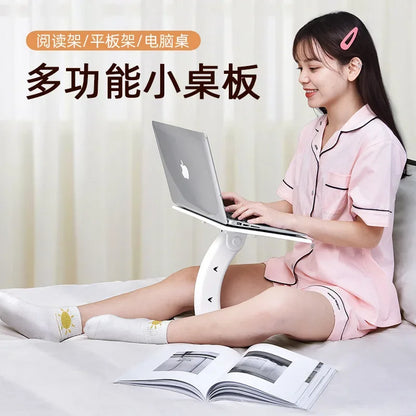 Creative Folding Laptop Stand Multifunctional Stand for Books Elevating Stand Reading Desk Lightweight Convenient Home Office