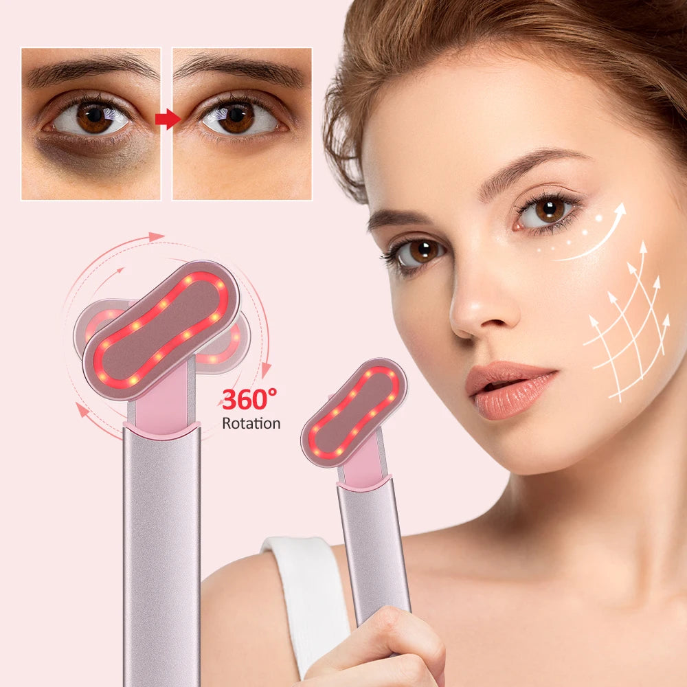 EMS Eye Vibration Massager Eye Face Lifting Beauty Instrument Device Remove Wrinkle Dark Circles Pockets Skin Eye Care Tools