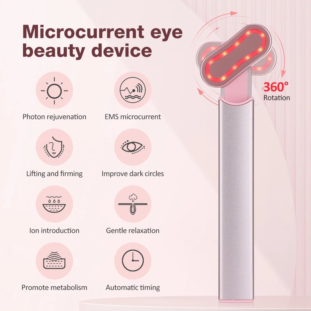 EMS Eye Vibration Massager Eye Face Lifting Beauty Instrument Device Remove Wrinkle Dark Circles Pockets Skin Eye Care Tools